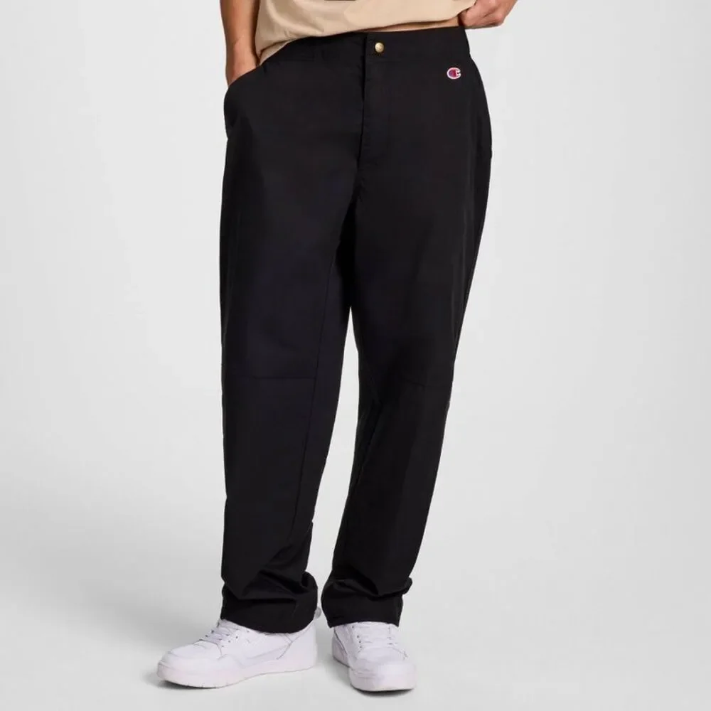 Open Box - Champion -  Men's Homeroom Cinched Woven Pants - Blac Black
